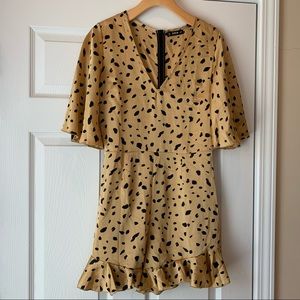 Gorgeous dalmation print romper